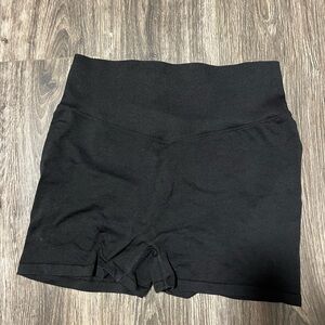 Black yoga shorts